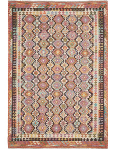 Rug Kilim Afghanistan 204x297 Terracotta Rose L