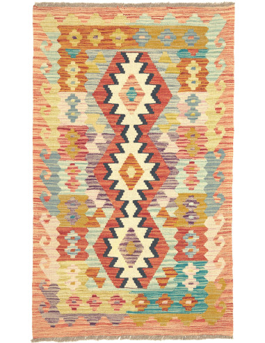 Rug Kilim Afghanistan 75x125 Terracotta Orange