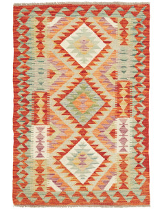 Rug Kilim Afghanistan 78x116 Terracotta Orange