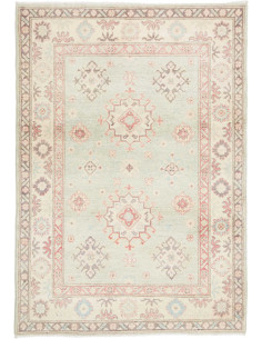Tappeto Kazak Afghanistan 105x148 Verde Menta B
