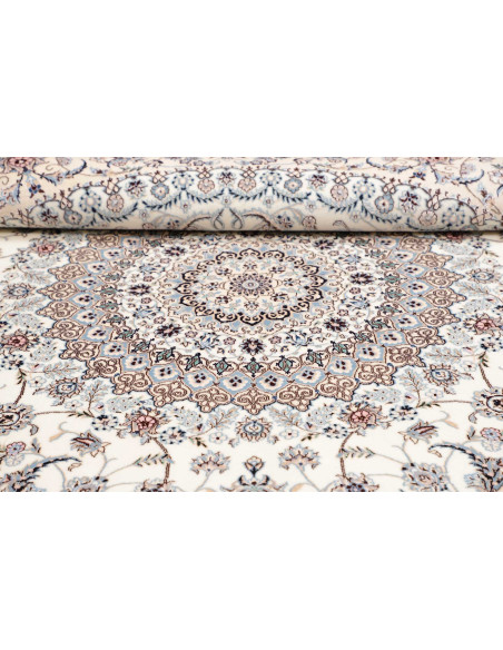 Tappeto Nain 6La Persia bianco 245x245