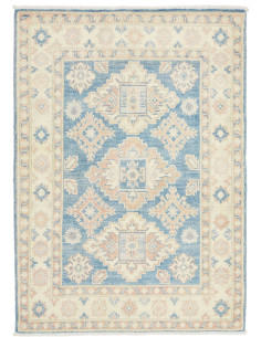 Tappeto Kazak Afghanistan 104x149 Blu Polvere C