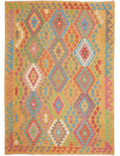 Tappeto Kilim Afghanistan 180x243 Oro Zafferano