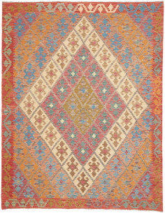 Rug Kilim Afghanistan 189x240 Terracotta Red Cr
