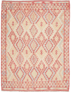 Rug Kilim Afghanistan 179x235 Coral Red Light B