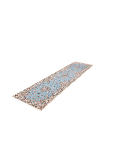 Tappeto Nain 6La Persia azzurro bianco 85x311