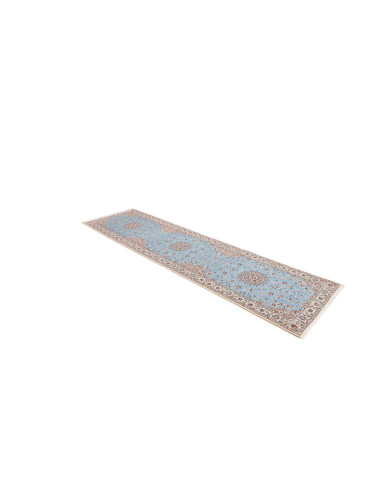 Tappeto Nain 6La Persia azzurro bianco 85x311
