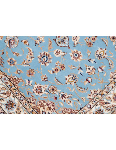 Tappeto Nain 6La Persia azzurro bianco 85x311