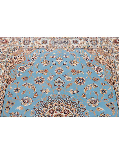 Tappeto Nain 6La Persia azzurro bianco 85x311