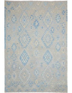 Hand Made Rug Kilim Afghanistan 175x257 Sky Blu