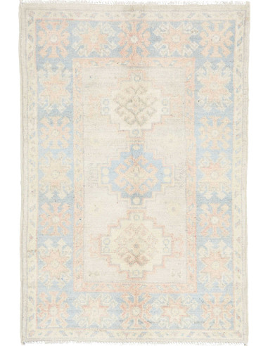 Tappeto Originale Kazak Afghanistan 62x91 Beige