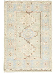 Tappeto Originale Kazak Afghanistan 64x92 Beige