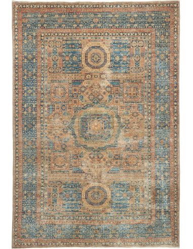 Rug Mamlouk Pakistan 122x183 Muted Teal Blue Wa