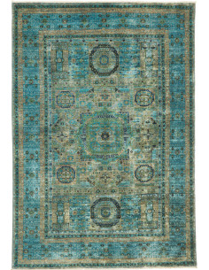 Rug Mamlouk Pakistan 125x181 Teal Turquoise
