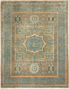 Mamlouk 147x190 Cm Mamlouk Pakistan Hand-carded Wool Cotton