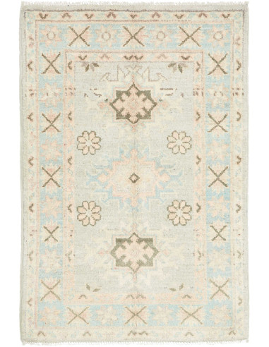 Tappeto Originale Kazak Afghanistan 64x93 Azzur