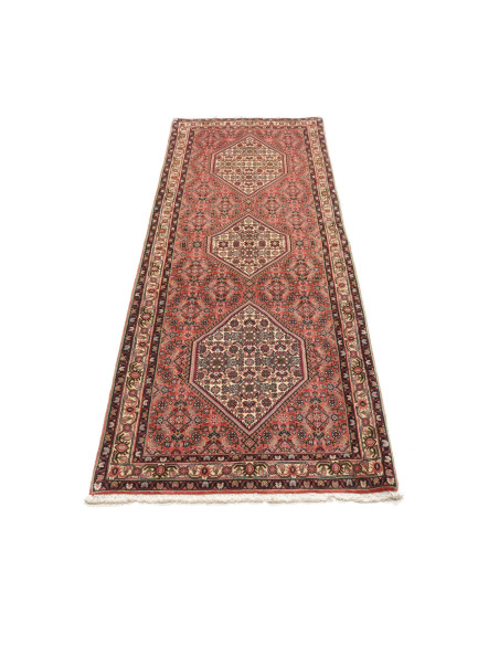 Rug Bidjar Persia red maroon 80x215