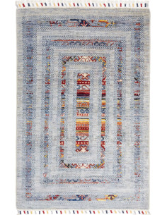 Tappeto Originale Siva Pakistan 80x118 Blu Grig