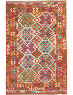 Hand Made Rug Kilim Afghanistan 124x186 Terraco