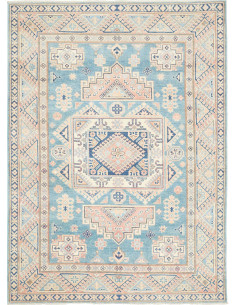 Kazak 149x208 Cm Kazak, Afghanistan, Lana Cardata A Mano