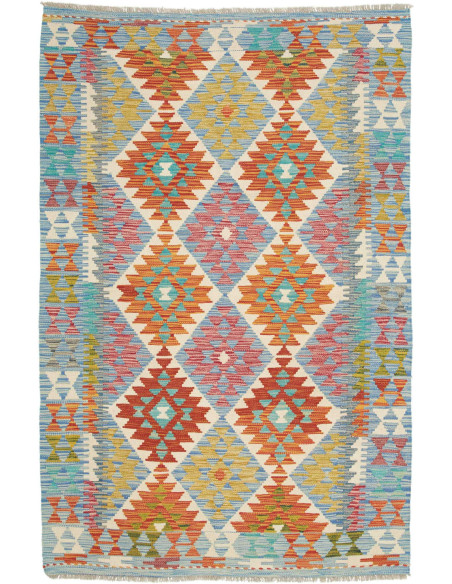 Hand Made Rug Kilim Afghanistan 127x197 Light B
