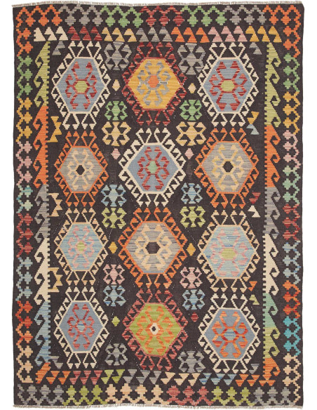 Hand Made Rug Kilim Afghanistan 151x207 Dark Br