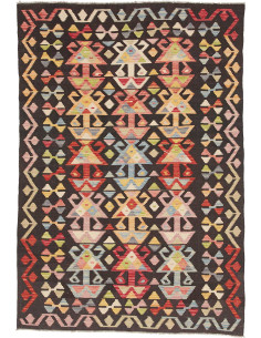 Hand Made Rug Kilim Afghanistan 119x174 Black M
