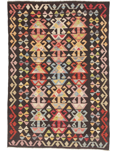 Hand Made Rug Kilim Afghanistan 119x174 Black M