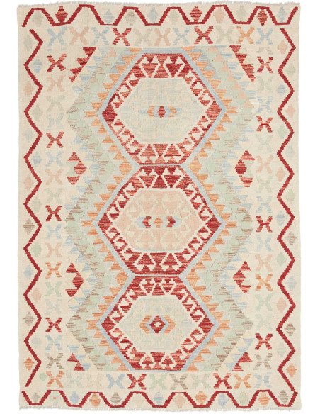 Hand Made Rug Kilim Afghanistan 122x179 Cream T