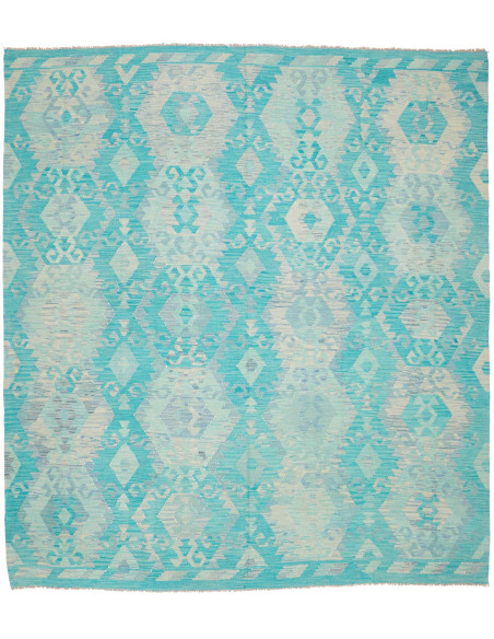 Hand Made Rug Kilim Afghanistan 253x284 Turquoi
