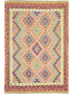 Hand Made Rug Kilim Afghanistan 100x146 Turquoi