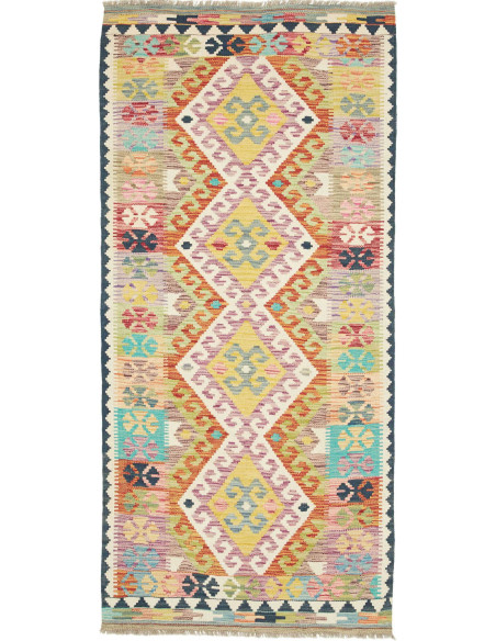 Tappeto Originale Kilim Afghanistan 92x200 Mult