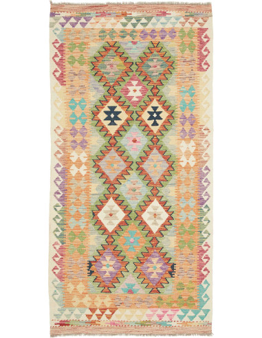 Hand Made Rug Kilim Afghanistan 104x205 Cream P