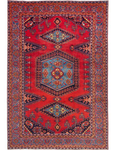 Hand Made Rug Wiss Persia 220x327 Red Blue