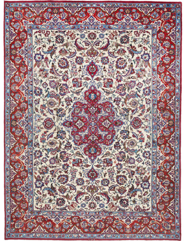 Hand Made Rug Mashad Persia 250x322 Red Cream