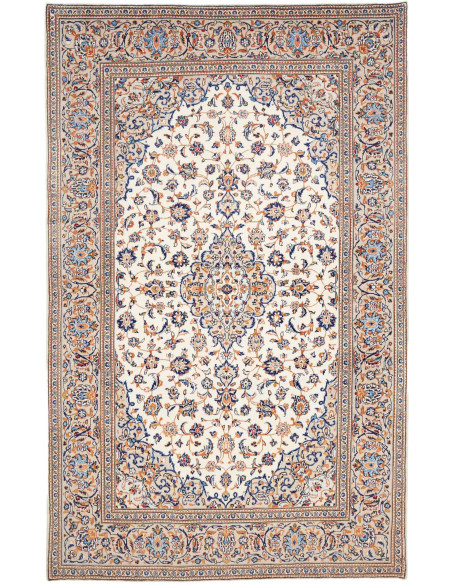 Tappeto Originale Kashan Persia 195x310 Avorio