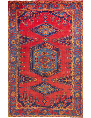 Tappeto Originale Wiss Persia 216x323 Rosso Blu