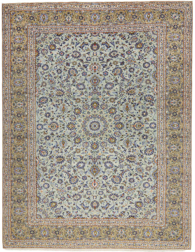 Tappeto Originale Kashan Persia 290x374 Verde A