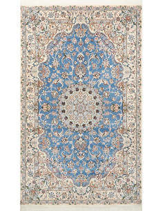Tappeto Originale Nain 9la Persia 153x255 Blu C