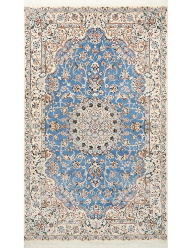 Tappeto Originale Nain 9la Persia 153x255 Blu C