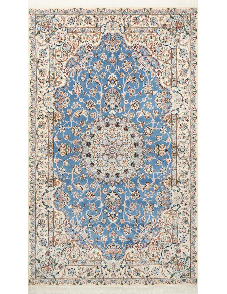 Tappeto Originale Nain 9la Persia 153x255 Blu C