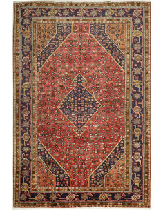 Hand Made Rug Ardabil Persia 191x290 Brick Red