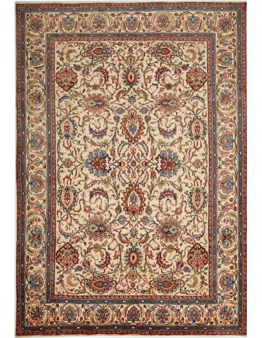 Tappeto Originale Mashad Persia 220x317 Crema R