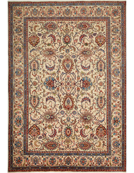 Tappeto Originale Mashad Persia 220x317 Crema R