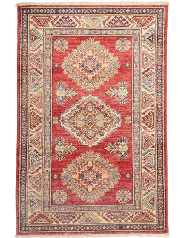 Hand Made Rug Kazak Fine Pakistan 86x116 Red Be