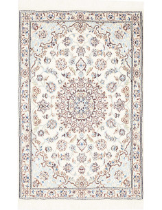 Hand Made Rug Nain 9la Persia 80x120 Cream Blue