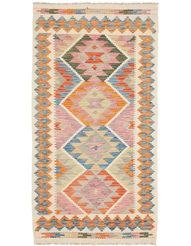 Hand Made Rug Kilim Afghanistan 101x192 Beige P