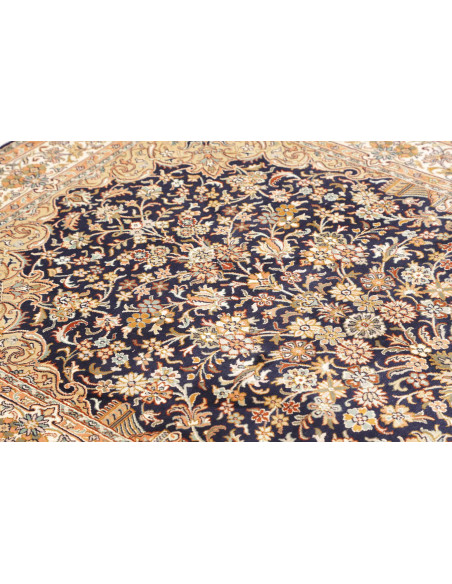 Tappeto Originale Kashmir India 121x190 Blu Scu