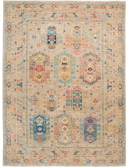 Hand Made Rug Tribal Pakistan 171x228 Beige Mul