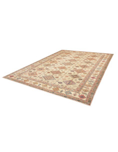Hand Made Rug Kazak Fine Pakistan 277x370 Ivory 2